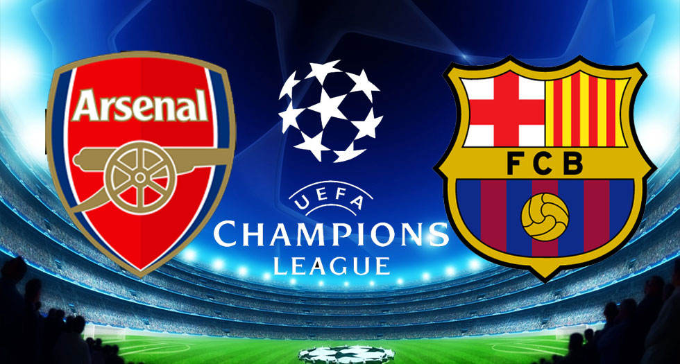 Arsenal y Barcelona se enfrentarán en los octavos de final de la Champions League