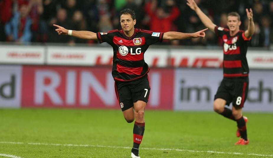 Chicharito, máximo goleador del Bayer Leverkusen esta temporada