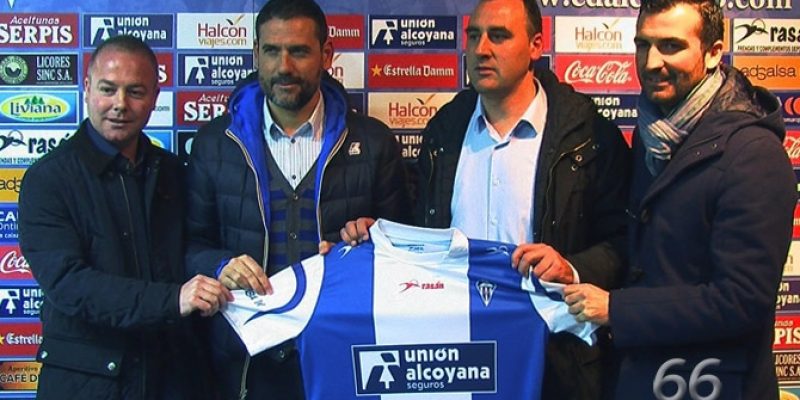 Andrés Palop, técnico del Alcoyano Andrés Palop, técnico del Alcoyano
