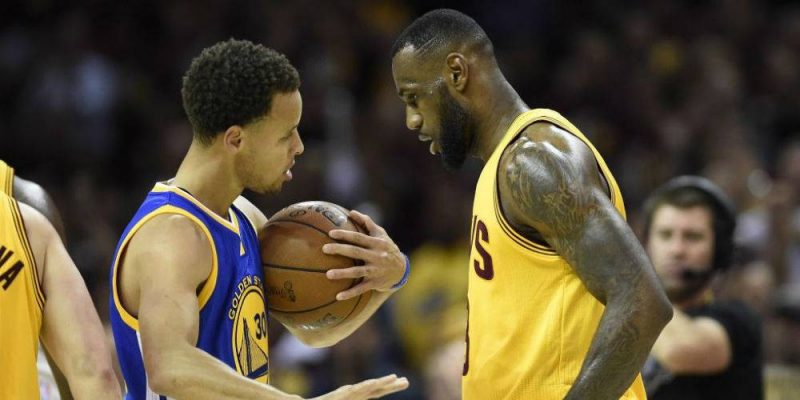 Curry y LeBron James