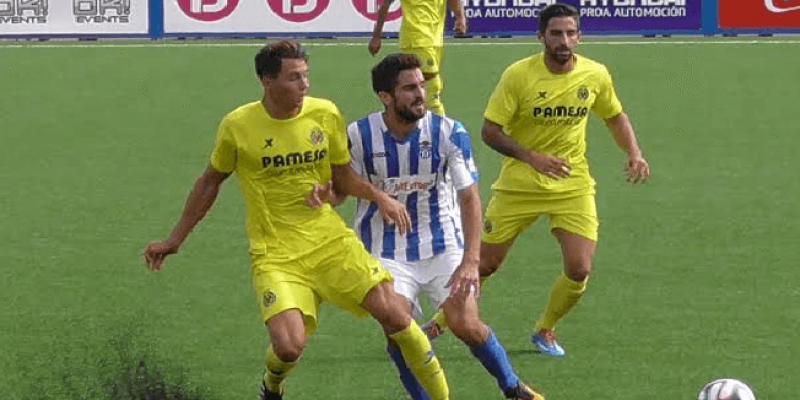 Imagen del partido de ida entre Baleares y Villarreal B