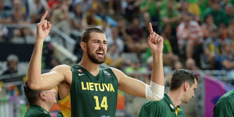 Jonas Valanciunas, jugador lituano de Toronto Raptors