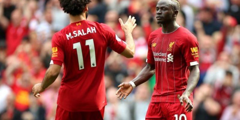 Salah y Mané jugadores del Liverpool
