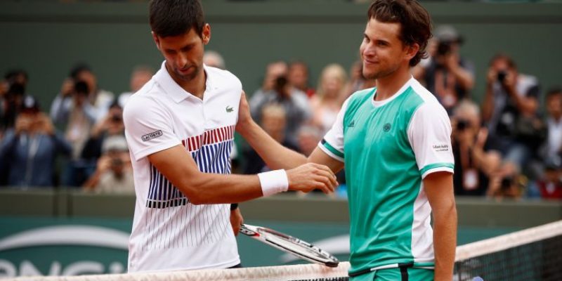 Roland Garros: Dominic Thiem vs Novak Djokovic